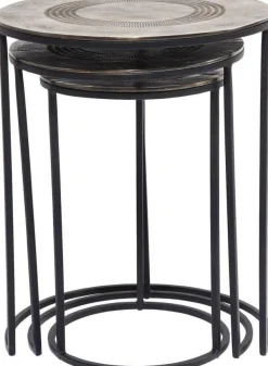 KARE Design Sohvapöydät*Marrakesh Sivupöytä Ø48cm (3/Setti)