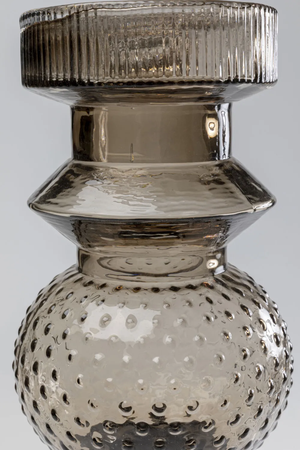 KARE Design Lyhdyt|Kynttilänjalat*Marvelous Duo Kynttilänjalka, Ruskea-harmaa 49cm