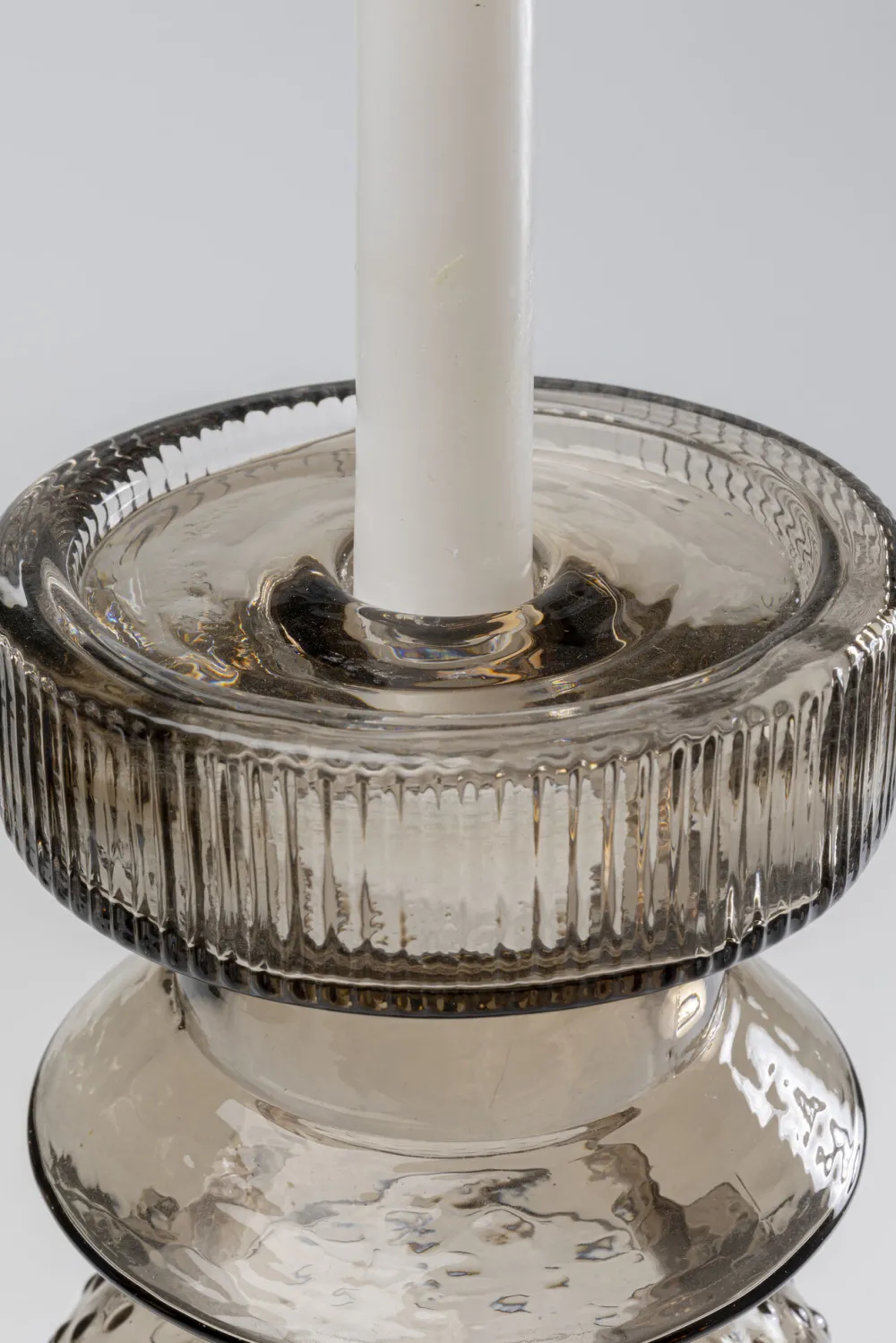 KARE Design Lyhdyt|Kynttilänjalat*Marvelous Duo Kynttilänjalka, Ruskea-harmaa 49cm