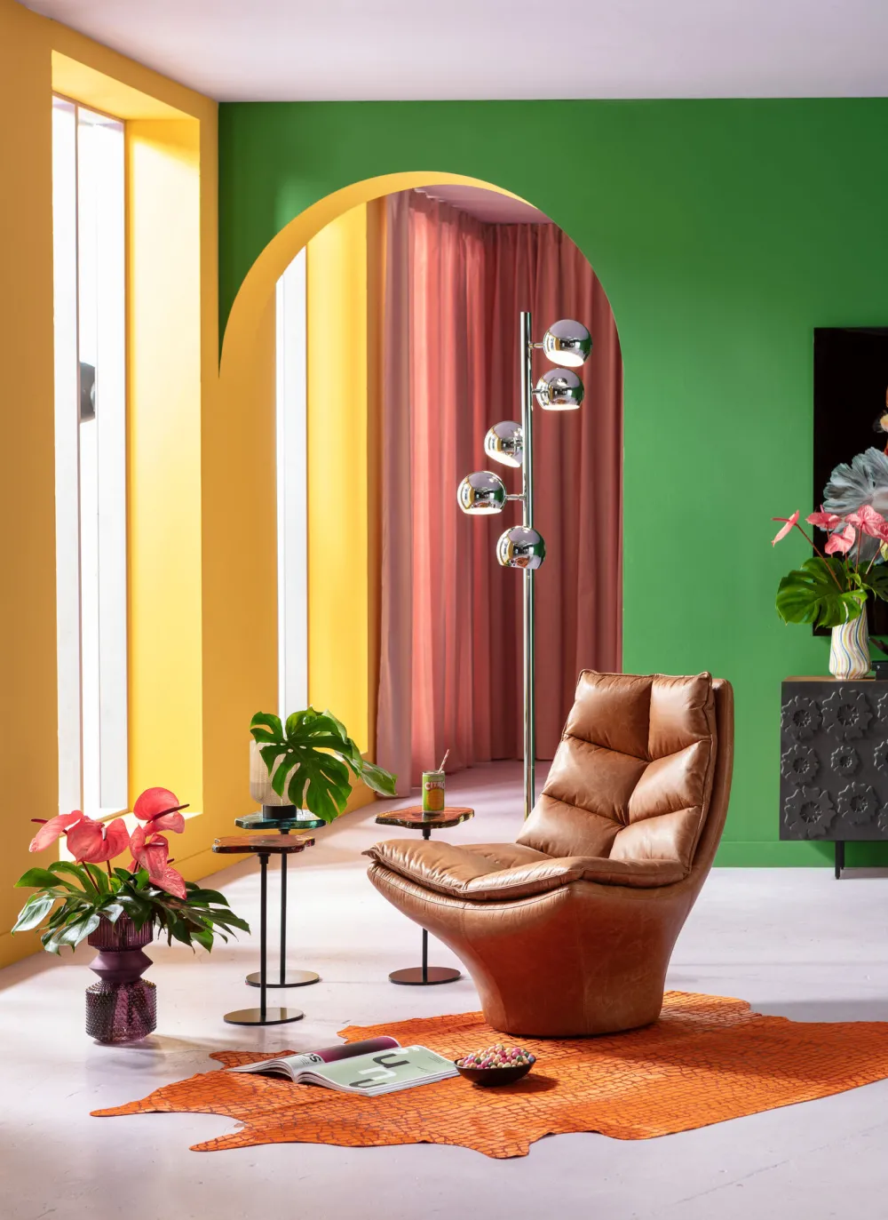 KARE Design Olohuone*Marvelous Duo Pinkki Maljakko 36cm