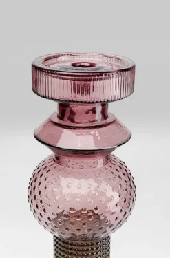 KARE Design Lyhdyt|Kynttilänjalat*Marvelous Duo Purple Grey Kynttilänjalka 49cm