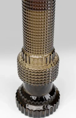 KARE Design Lyhdyt|Kynttilänjalat*Marvelous Duo Purple Grey Kynttilänjalka 49cm