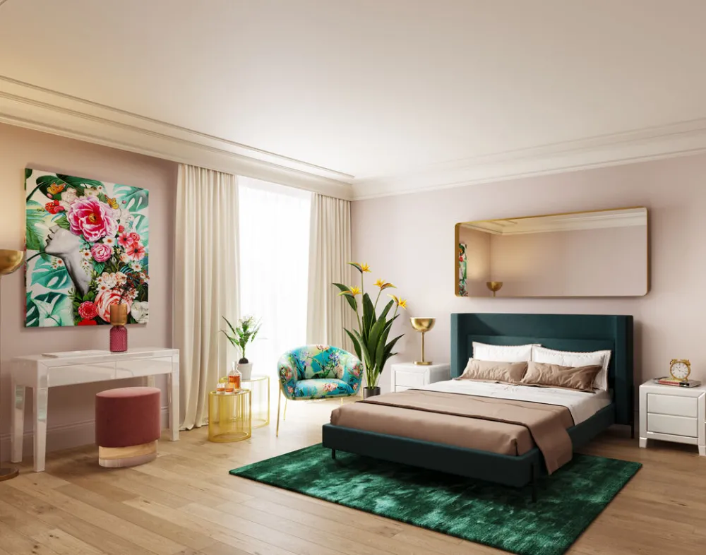 KARE Design Maljakot|Olohuone*Marvelous Duo Yellow Purple Maljakko 38cm