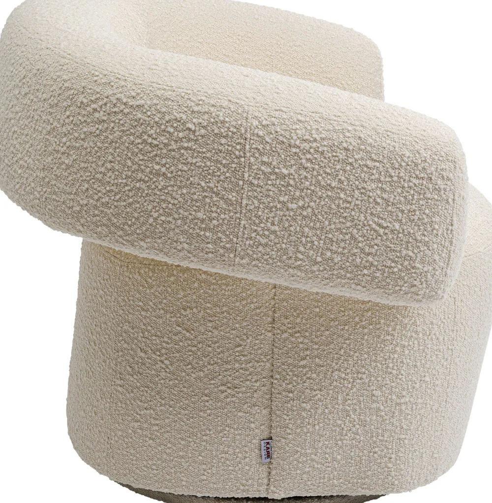 KARE Design Nojatuolit*Maye Pyörivä Nojatuoli, Kermanvärinen