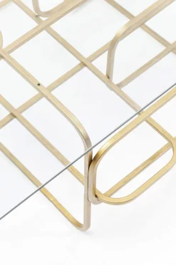 KARE Design Sohvapöydät*Meander Sohvapöytä, Kulta 140x80cm