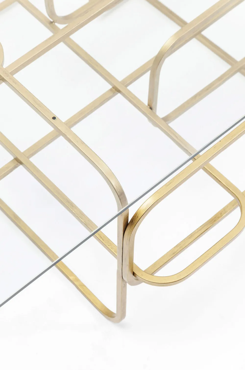 KARE Design Sohvapöydät*Meander Sohvapöytä, Kulta 140x80cm