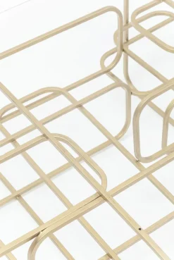 KARE Design Sohvapöydät*Meander Sohvapöytä, Kulta 140x80cm