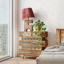 KARE Design Senkit|Olohuone*Menorca Butterfly Lipasto Massiivi Mangopuu 65x65cm