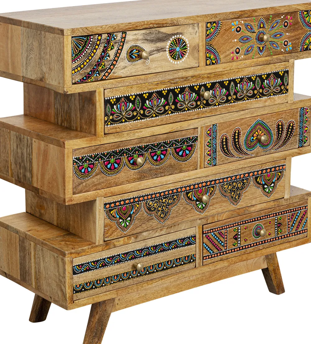 KARE Design Senkit|Olohuone*Menorca Butterfly Lipasto Massiivi Mangopuu 65x65cm