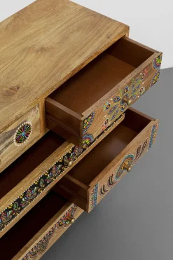 KARE Design Senkit|Olohuone*Menorca Butterfly Lipasto Massiivi Mangopuu 65x65cm