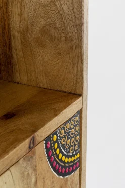 KARE Design Olohuone|Hyllyt*Menorca Kirjahylly Massiivi Mangopuu 90x193cm