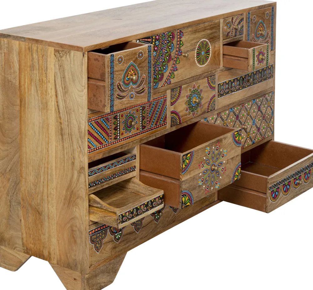 KARE Design Senkit|Olohuone*Menorca Lipasto Massiivi Mangopuu 115x80cm