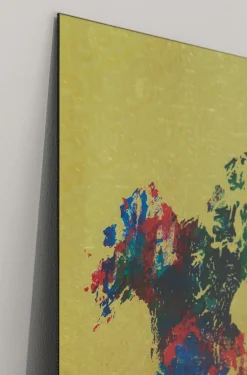 KARE Design Taulut*Metallic Colourful Map Lasitaulu 150x100cm