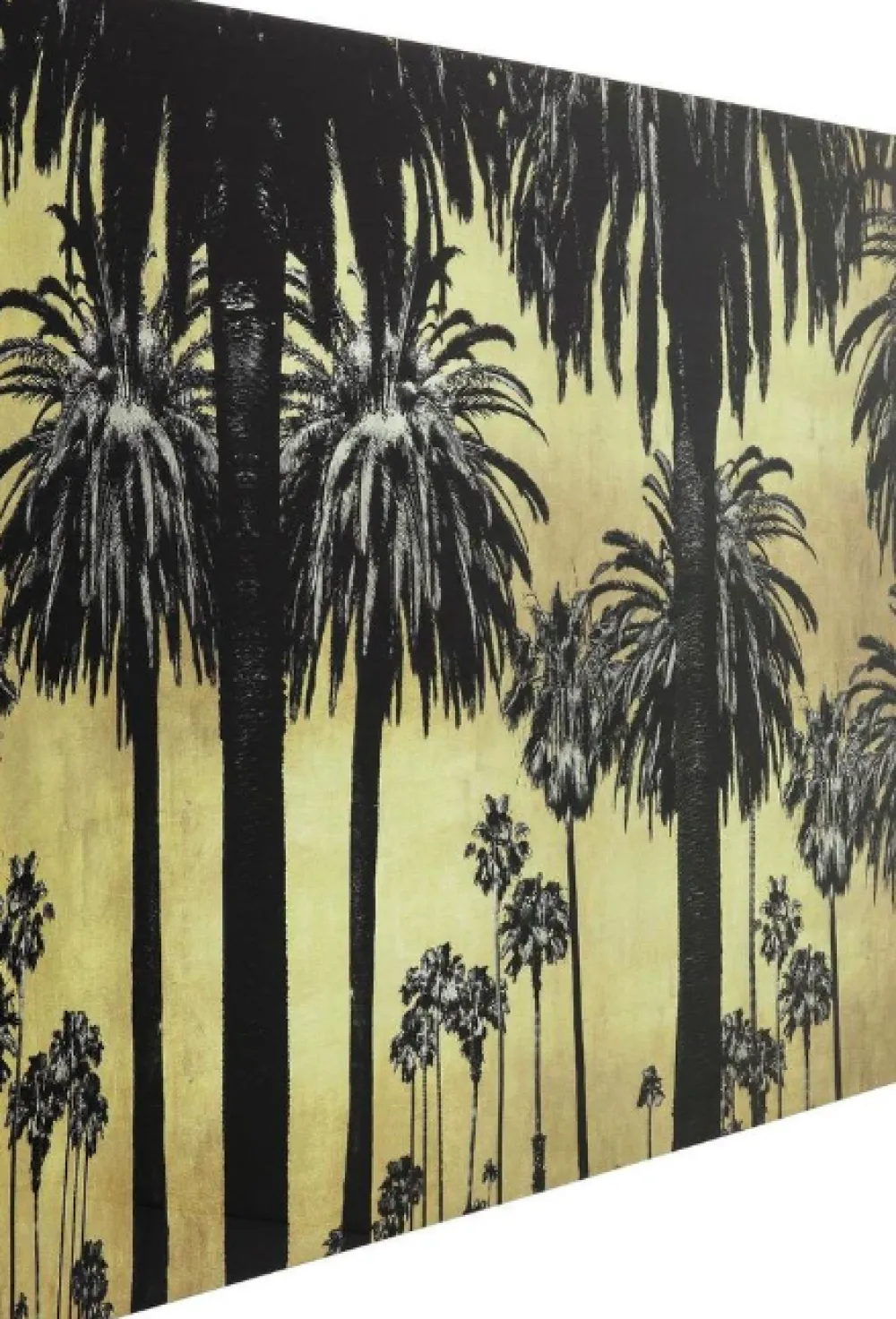 KARE Design Taulut*Metallic Palms Palmut Lasitaulu 180x120cm