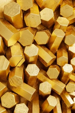 KARE Design Seinäkoristeet*Mikado Seinäkoriste Kulta 120x120cm