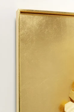 KARE Design Seinäkoristeet*Mikado Seinäkoriste Kulta 120x120cm