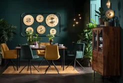 KARE Design Tuolit*Mila Tuoli Käsinojilla, Keltainen