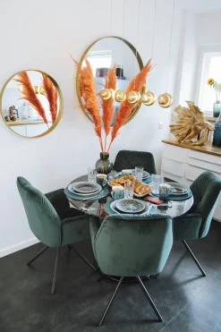 KARE Design Tuolit*Mila Tuoli Käsinojilla Vihreä