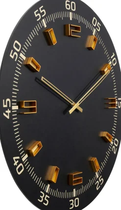 KARE Design Kellot*Milk Bar Seinäkello Musta Ø60cm