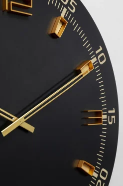 KARE Design Kellot*Milk Bar Seinäkello Musta Ø60cm