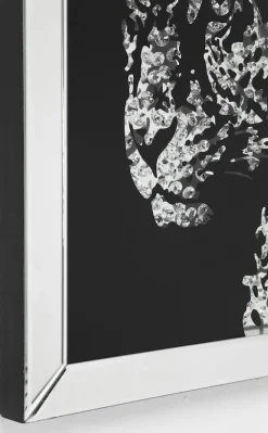 KARE Design Taulut*Mirror Leopard Kehystetty Taulu 80x80cm