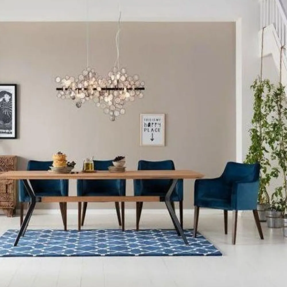 KARE Design Tuolit*Mode Velvet Tuoli Käsinojilla, Petrooli