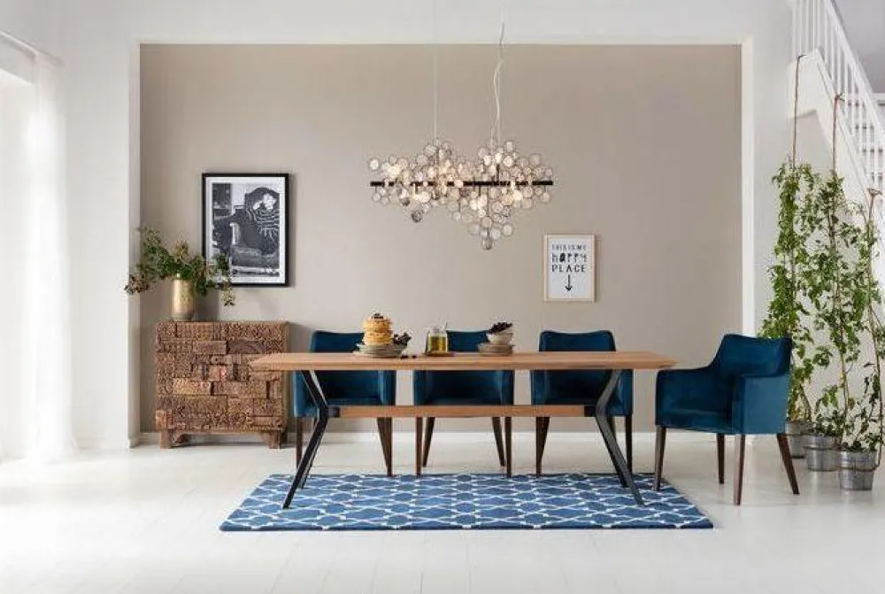 KARE Design Tuolit*Mode Velvet Tuoli Käsinojilla, Petrooli