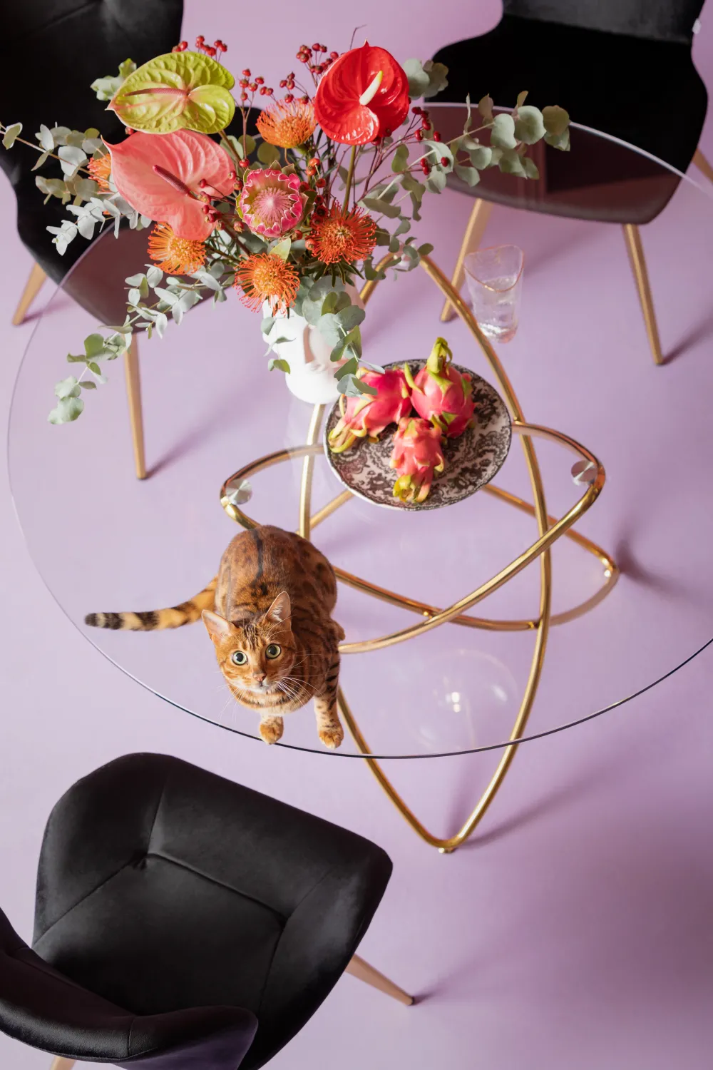 KARE Design Pöydät*Molekular Pöytä, Kulta Ø120cm