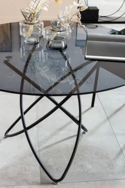 KARE Design Pöydät*Molekular Pöytä, Musta Ø120cm