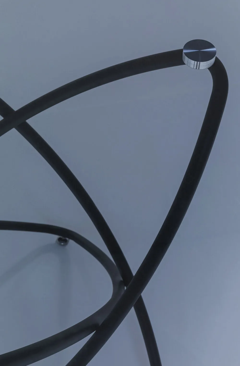 KARE Design Pöydät*Molekular Pöytä, Musta Ø120cm