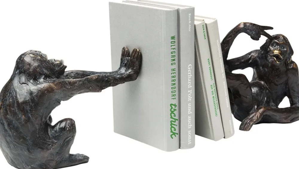 KARE Design Kirjatuet*Monkey Apina Kirjatuet (2/Setti)