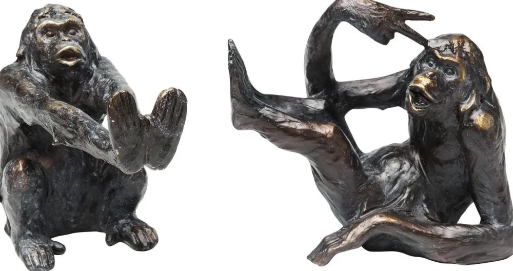 KARE Design Kirjatuet*Monkey Apina Kirjatuet (2/Setti)