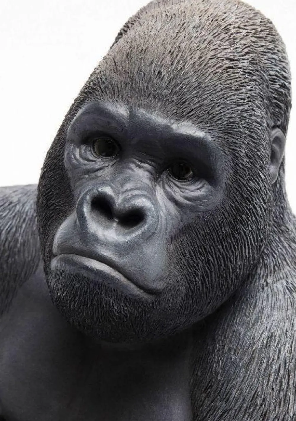 KARE Design Koriste-Esineet*Monkey Gorilla Side Medium Koriste-esine, Figuuri, Musta