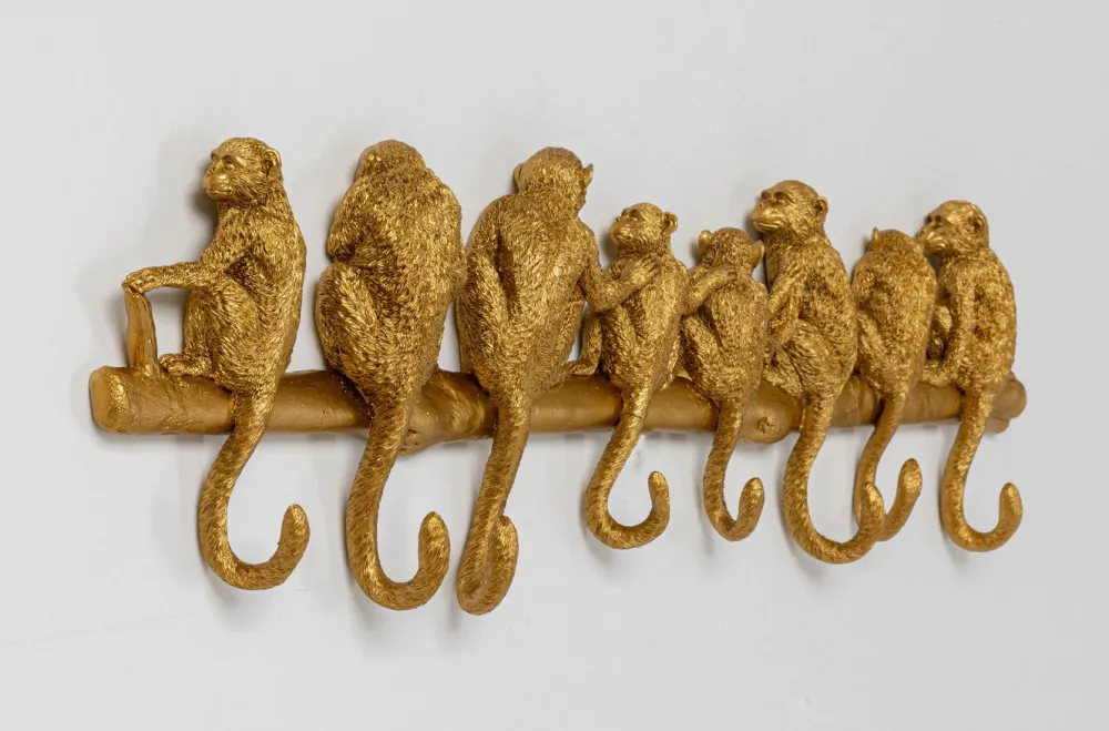 KARE Design Seinänaulakot*Monkey Hook Seinänaulakko 70cm