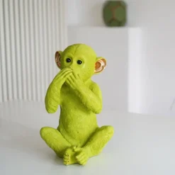 KARE Design Säästölippaat*Monkey Iwazaru Apina Säästölipas, Lime