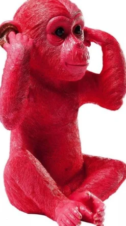 KARE Design Säästölippaat*Monkey Kikazaru Apina Säästölipas, Punainen