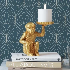 KARE Design Koriste-Esineet|Lyhdyt*Monkey Tealight Holder Apina Tuikku Kynttilänjalka 11cm