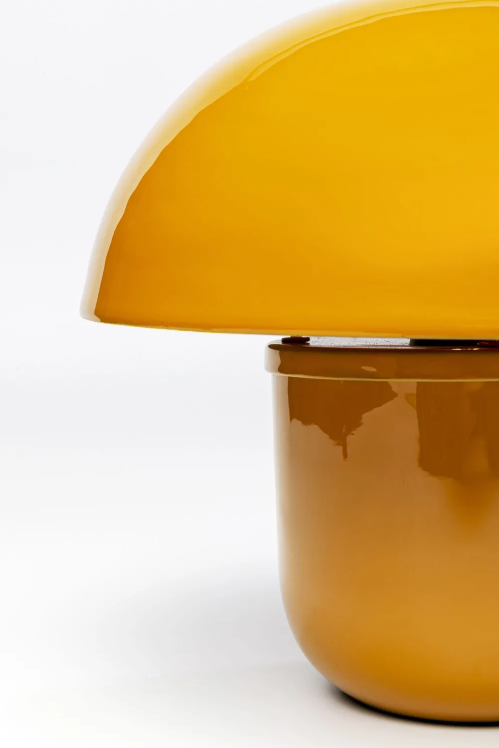 KARE Design Pöytävalaisimet*Mushroom Pöytävalaisin Keltainen 27cm