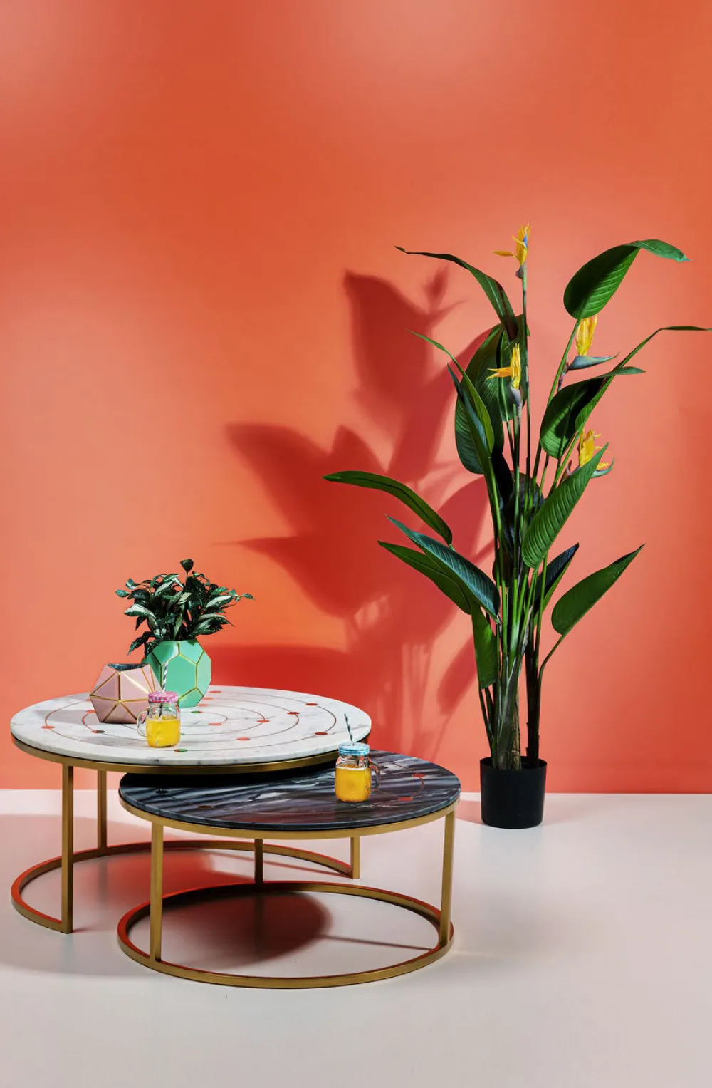 KARE Design Sohvapöydät|Olohuone*Mystic Round Sivupöytä (2/Set)