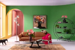 KARE Design Sohvat|Olohuone*Napa Nahkasohva, Ruskea 226cm