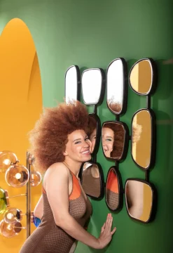 KARE Design Peilit*Nastro Black Seinäpeili, Musta 80x114cm