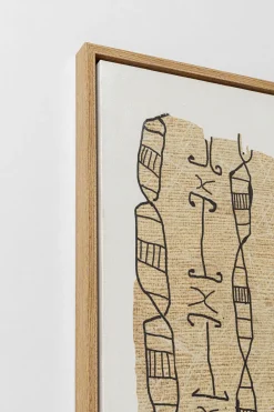 KARE Design Taulut|Olohuone*Native Lines Kehystetty Taulu 50x150cm