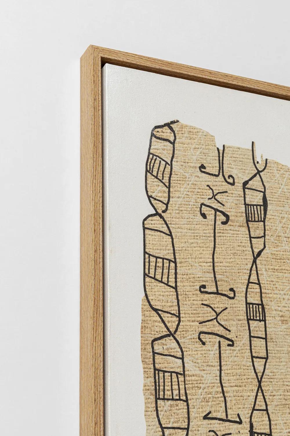 KARE Design Taulut|Olohuone*Native Lines Kehystetty Taulu 50x150cm