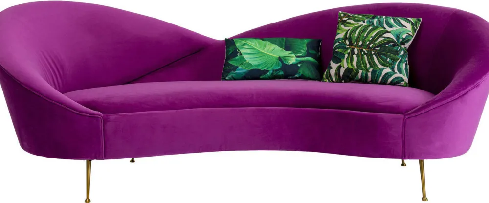 KARE Design Sohvat*Night Fever Sohva 3-istuttava, Purple