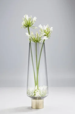 KARE Design Maljakot*Noble Ring Mljakko, Harmaa 40cm