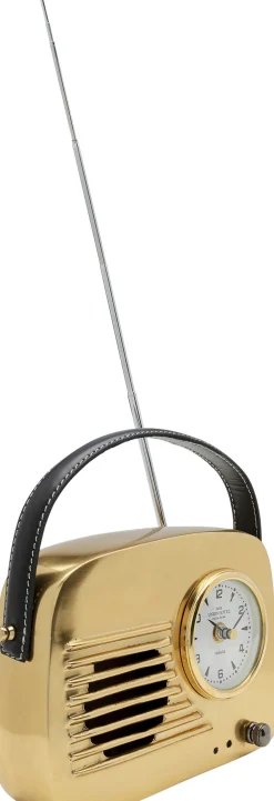 KARE Design Kellot*Nostalgie Handle Pöytäkello Kulta 20x22cm