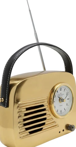 KARE Design Kellot*Nostalgie Handle Pöytäkello Kulta 20x22cm