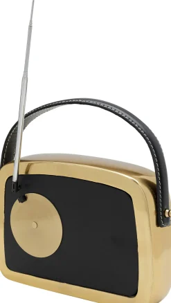 KARE Design Kellot*Nostalgie Handle Pöytäkello Kulta 20x22cm