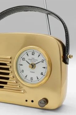 KARE Design Kellot*Nostalgie Handle Pöytäkello Kulta 20x22cm