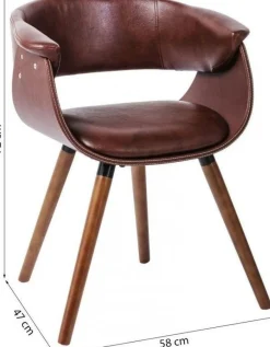 KARE Design Tuolit*Nougat Tuoli Käsinojilla